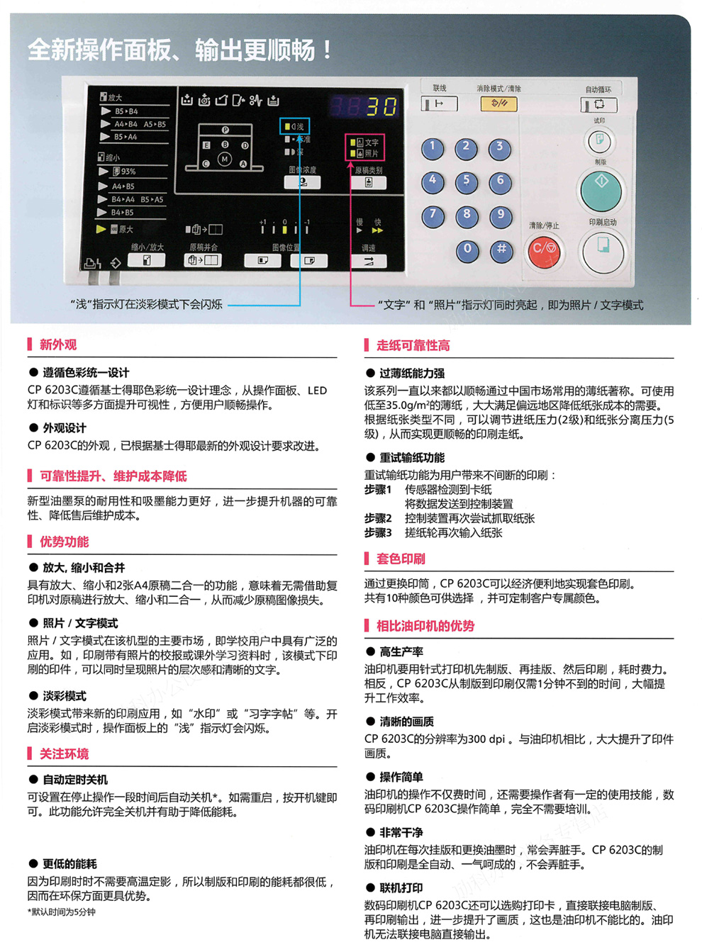 基士得耶 cp6203c速印机