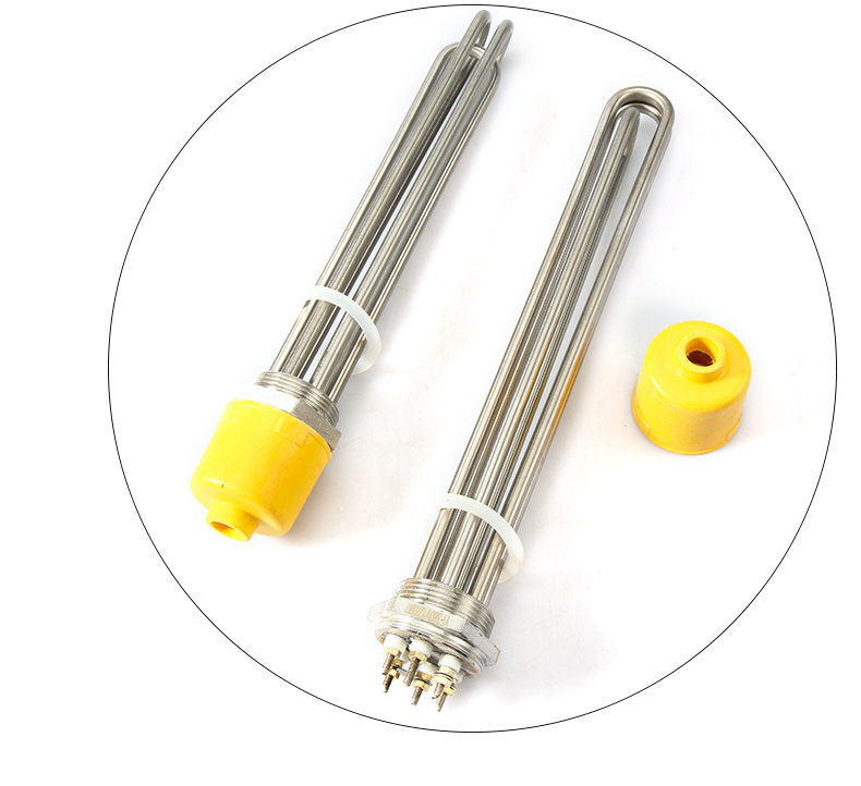 水箱锅炉电加热棒一寸半加热管大功率工程空气能380v dn50 304加厚