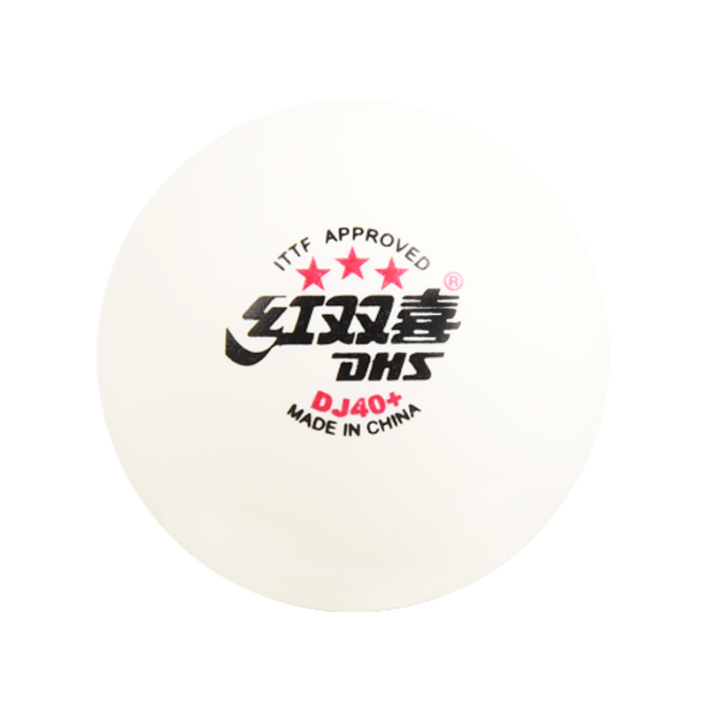 红双喜乒乓球三星3星兵乓球赛顶dj40东京奥运会比赛用球白色