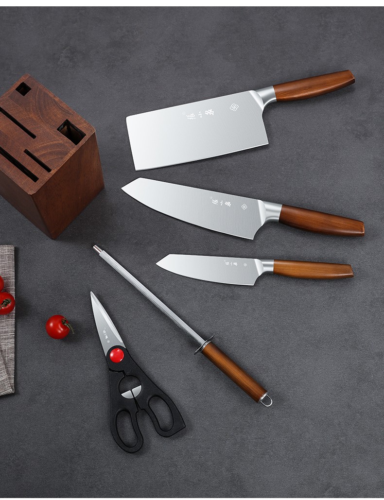 张小泉鬼冢虎系列套刀六件套d31410100