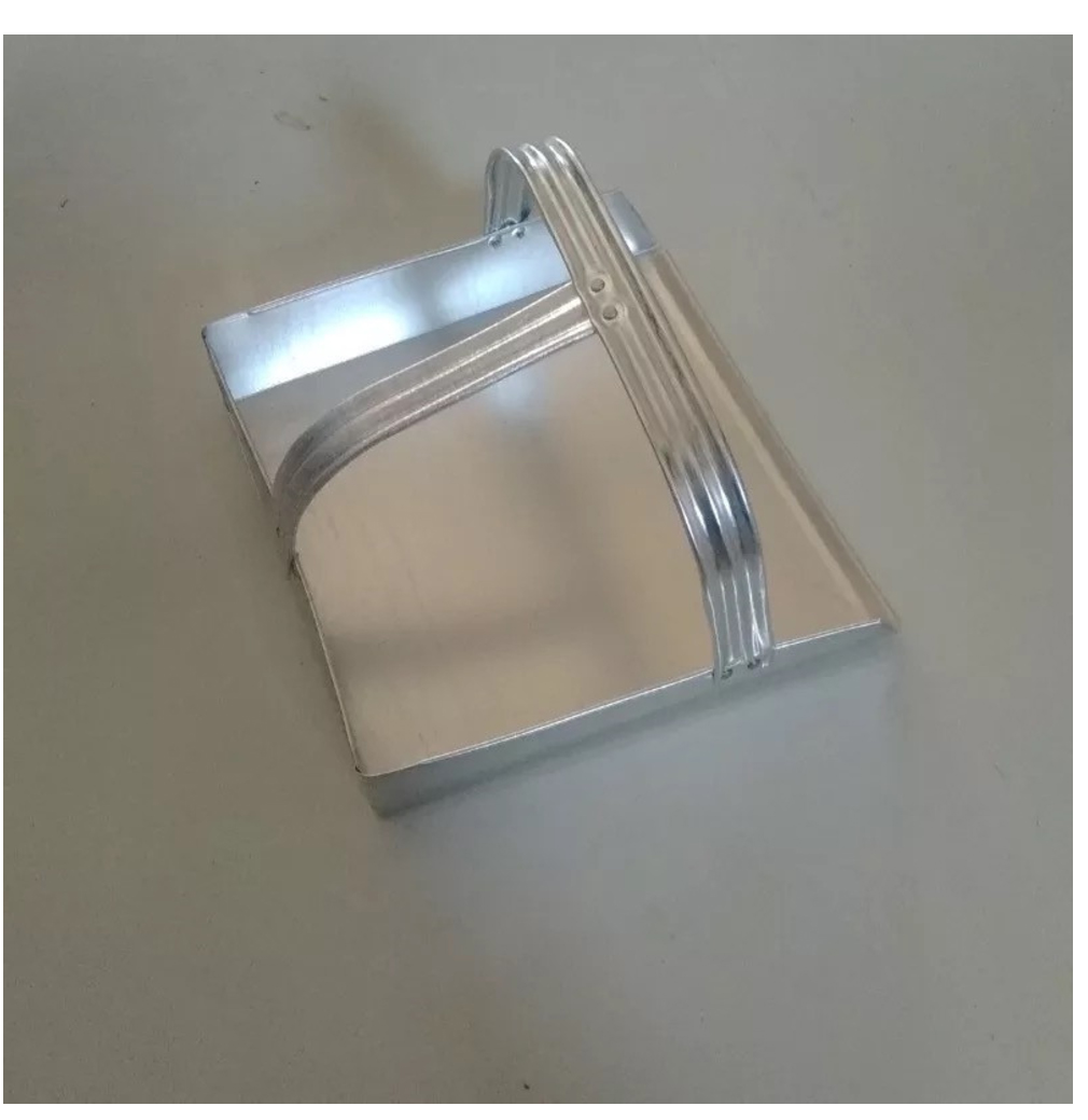 大号铁簸箕加大垃圾铁畚箕铁扒斗环卫平把垃圾斗矮款单个装