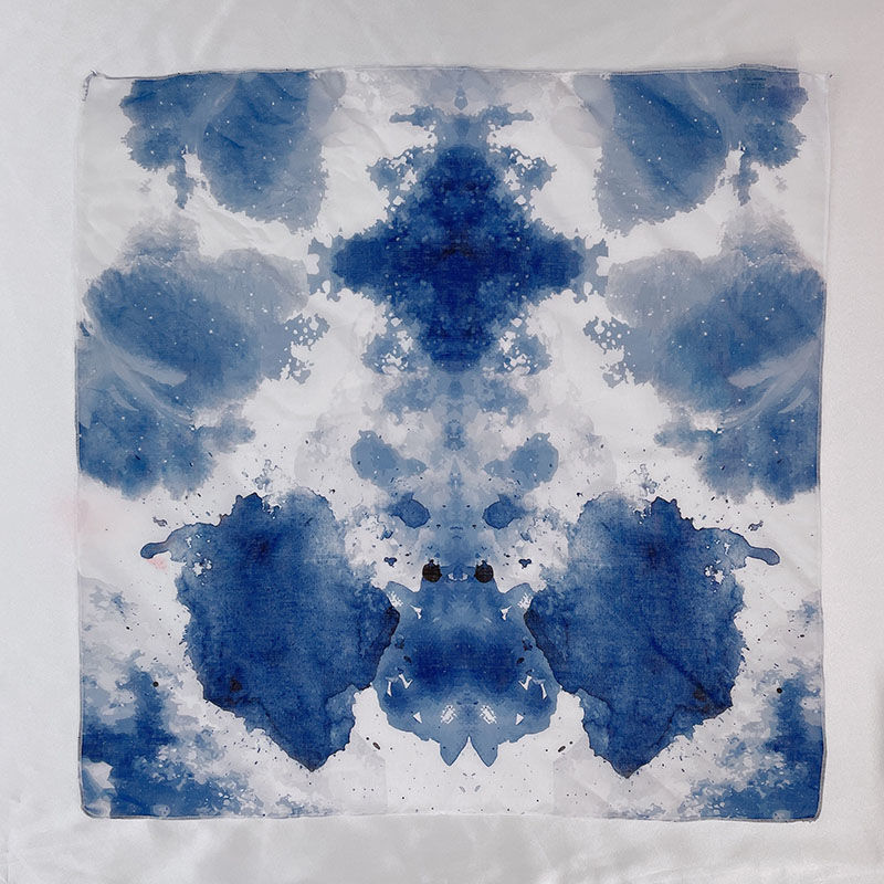 bluelans扎染专用手帕小方巾2020cm