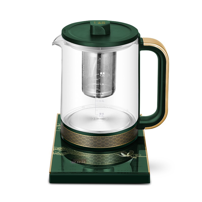 电水壶电热水瓶荣事达royalstarysh12a01绿色1l含2l含