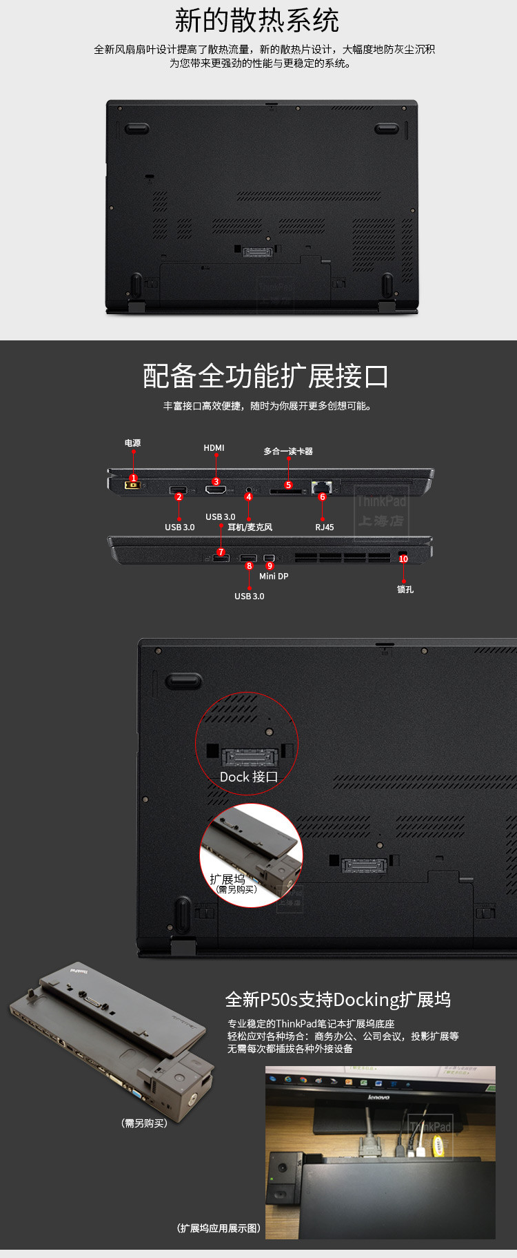 thinkpadp50s20fla00jcd156英寸移动工作站i716g512g2g独显w7专业版