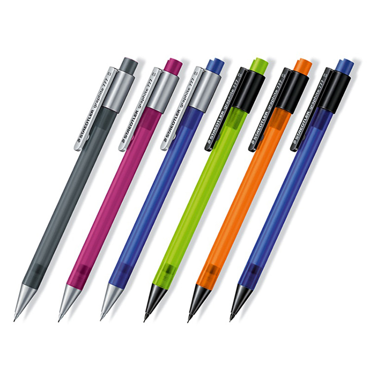 进口文具 staedtler施德楼 777 自动铅笔 学生 办公活动铅笔 彩色笔杆