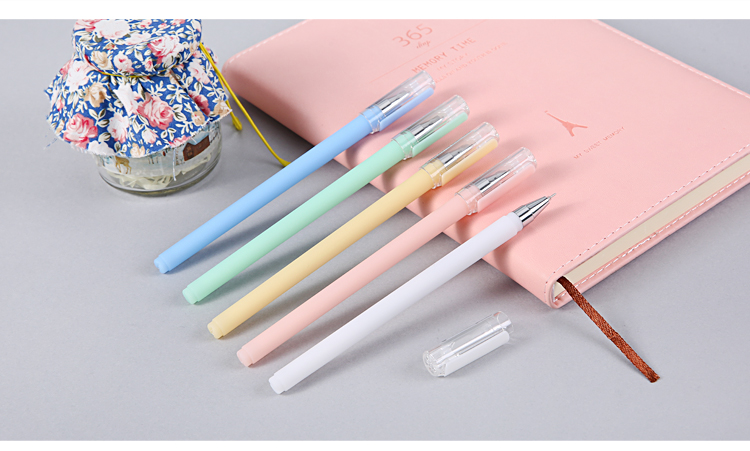 晨光agpb3902 糖果主义中性笔签字笔水笔 黑色 0.38mm 12支/盒 2盒装