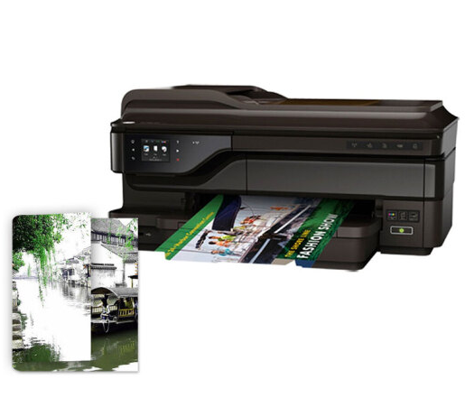 惠普(hp)officejet 7612 喷墨 黑白打印机 打印 支持有线/无线网络