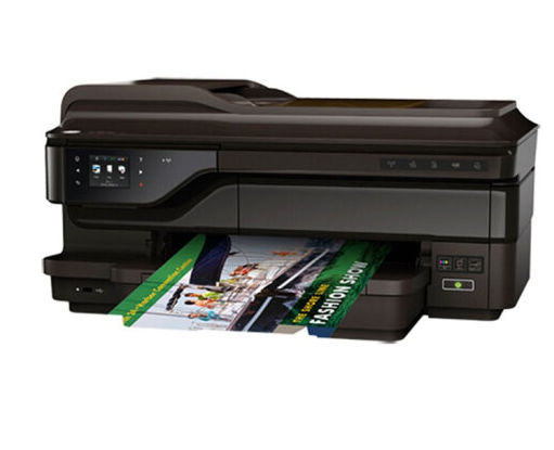惠普(hp)officejet 7612 喷墨 黑白打印机 打印 支持有线/无线网络