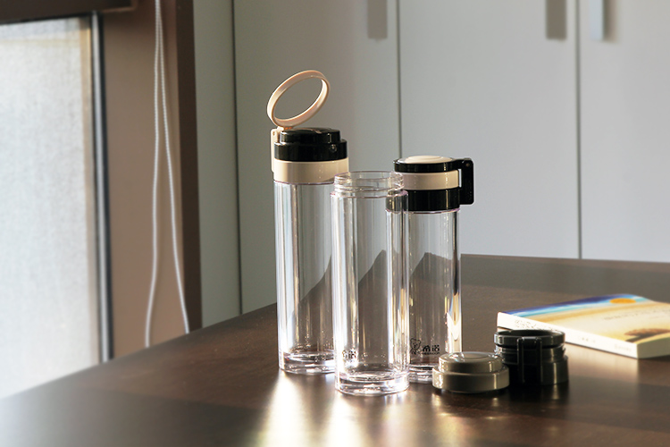 希诺heenoorxn8075双层pc塑料杯385ml