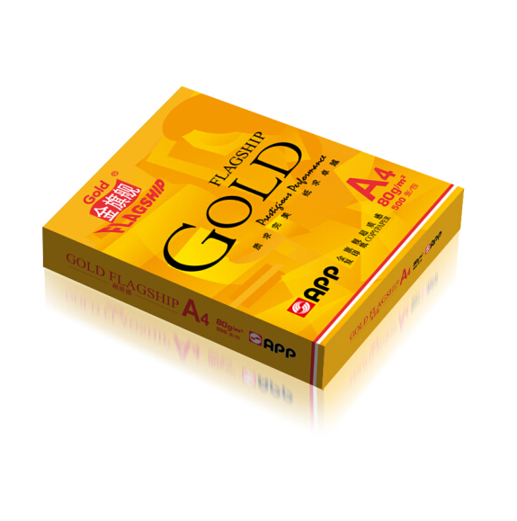 金旗舰 (超质感) 80g 复印纸(5包/箱) a4 白色