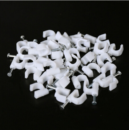 钢钉线卡电线固定线卡子线管网线钉固线电线卡卡扣线卡子方形100只装