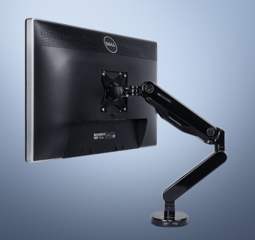 乐歌loctekq5加重版电脑支架显示器支架多维度气弹簧式支架q5d