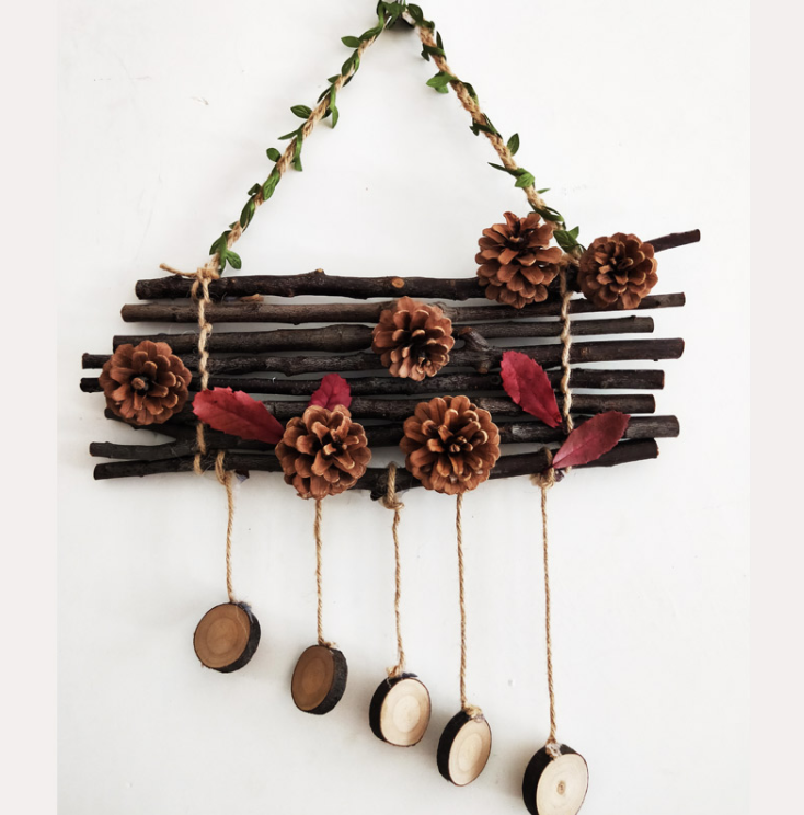 pupupula 森系幼儿园吊饰挂饰环创手工树枝装饰 (单位:个)-中央政府