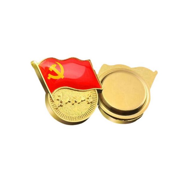 党徽双面强磁磁扣款加厚2mm50个装