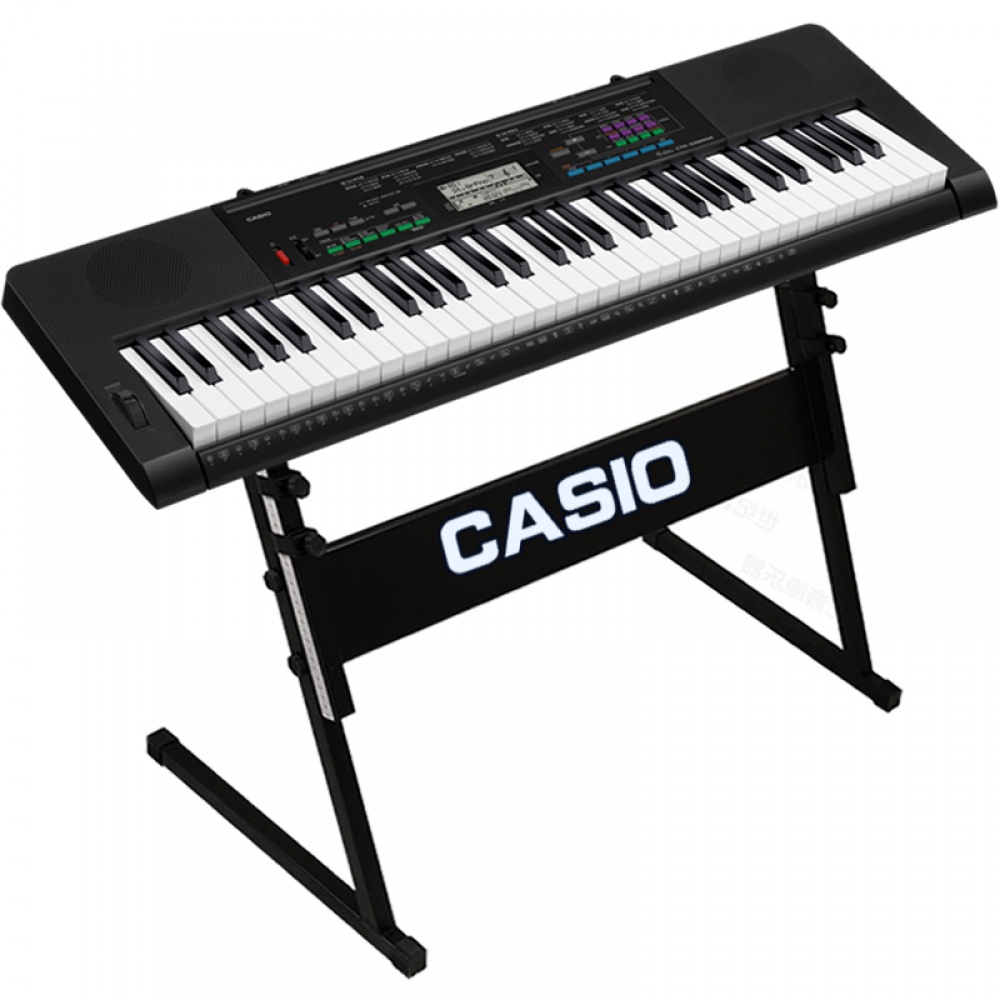 casio卡西欧ctk-3388sk学习 娱乐型61键力度感应键盘电子琴 黑色